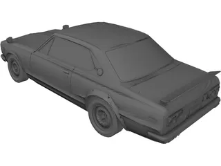 Nissan Skyline 2000GT-R 3D Model