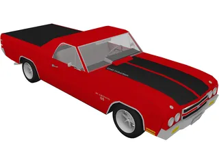 Chevrolet El Camino SS 454 3D Model