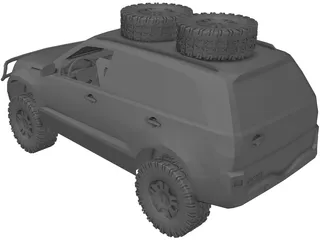 Suzuki Grand Vitara Offroad 3D Model