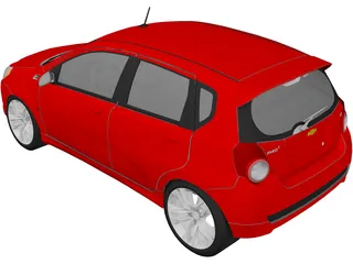 Chevrolet Aveo LT (2011) 3D Model