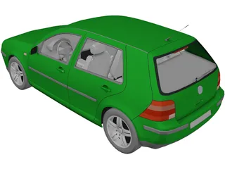 Volkswagen Golf IV (5 doors) 3D Model