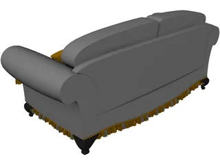 Sofa Classic Design 3D Model