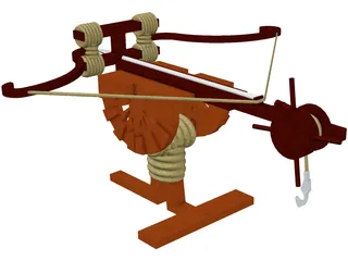 Roman Ballista 3D Model