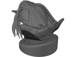 Predator Bust 3D Model