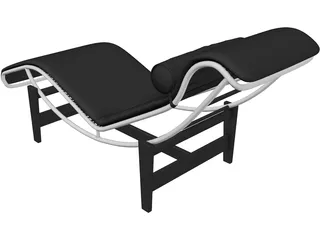 Le Corbusier LC4 3D Model