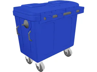 Trash Box 3D Model