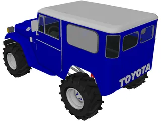 Toyota FJ40 Offroader (1980) 3D Model