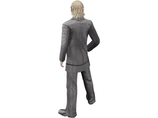 Young Business Man 3D Model