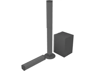 Speakers 3D Model