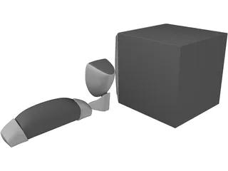 Speakers 3D Model