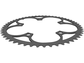 Chainring 53T 3D Model