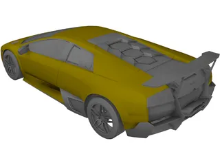 Lamborghini Murcielago LP670 3D Model