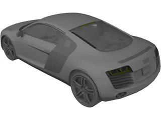 Audi R8 3D Model