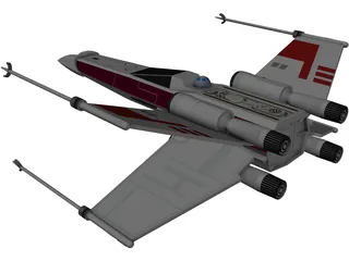 Star Wars X-Wing 3D Model