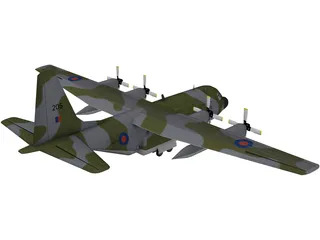 Lockheed C-130 Hercules 3D Model