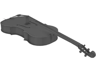 Violin 3D Model