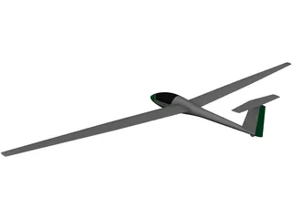 LAK-11 Nida Glider 3D Model