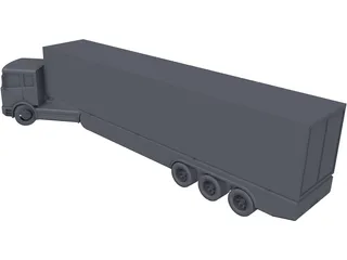 European Truck 3D Model