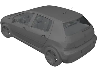 Peugeot 307 3D Model