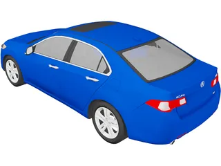 Acura TSX Sedan (2010) 3D Model
