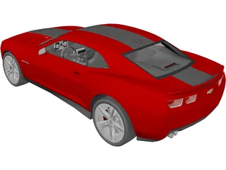 Chevrolet Camaro ZL1 (2012) 3D Model