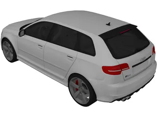 Audi RS3 8PA Sportback 3D Model