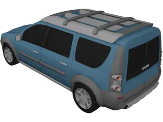 Dacia Logan Steppe Concept (2006) 3D Model