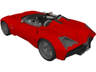 SVS Spada Codatronca Monza Racing 3D Model