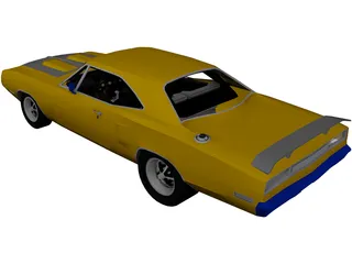 Dodge Super Bee (1970) 3D Model