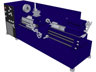 Lathe 3D Model