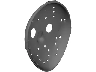 Jason Hockey Goalie Mask 3D Model