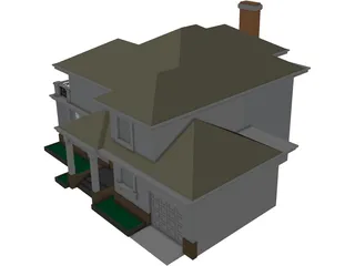 Villa 3D Model