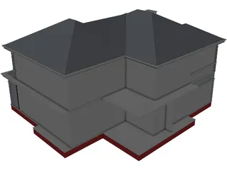 Villa 3D Model