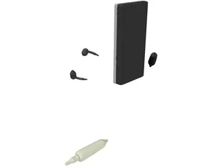 Sony Ericsson W715 Phone 3D Model