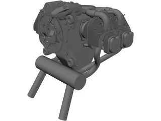 UL260i Engine 3D Model