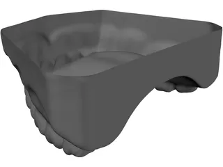 Teeth Upper Surface 3D Model