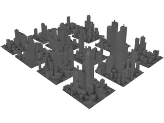 Cityscape Collection 3D Model