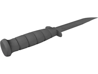 KA-BAR Knife 3D Model