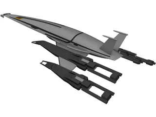 SR-2 Normandy 3D Model