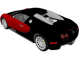 Bugatti Veyron 16.4 (2009) 3D Model