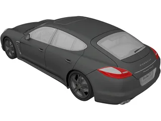 Porsche Panamera Turbo S (2012) 3D Model