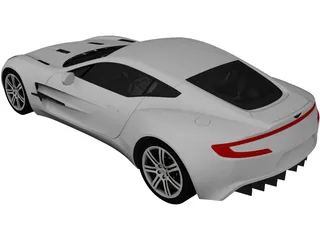 Aston Martin ONE-77 (2010) 3D Model