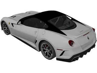 Ferrari 599 GTO (2011) 3D Model