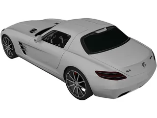Mercedes-Benz SLS AMG (2011) 3D Model