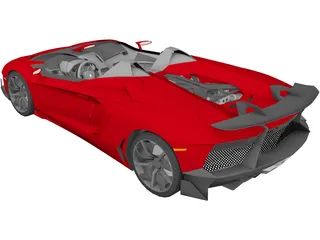 Lamborghini Aventador J 3D Model