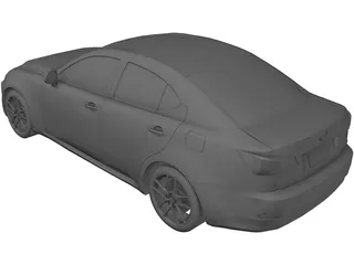 Lexus IS 200d (2011) 3D Model