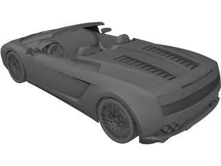 Lamborghini Gallardo LP560-4 Spyder (2011) 3D Model