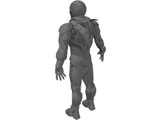 Iron Man MK VI 3D Model