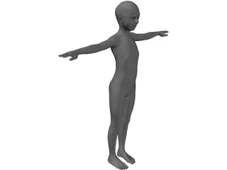 Girl 3D Model