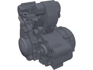 Aprilia SXV 550 Engine 3D Model